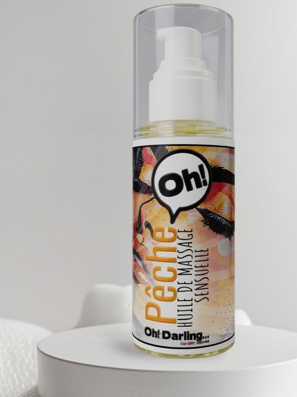Huile de Massage Oh! Sensuelle Pêche Bien-être Massage du corps Oh! Darling