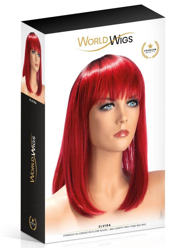 Perruque Elvira Rouge World Wigs Lingerie Perruques Oh! Darling
