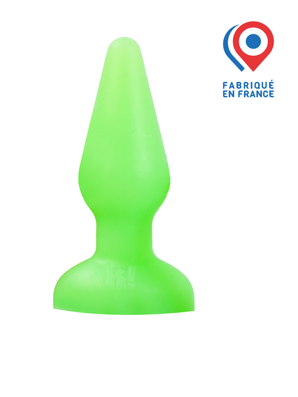 Petit plug vert fluo S Krapulle Sextoys Plug anal Oh! Darling