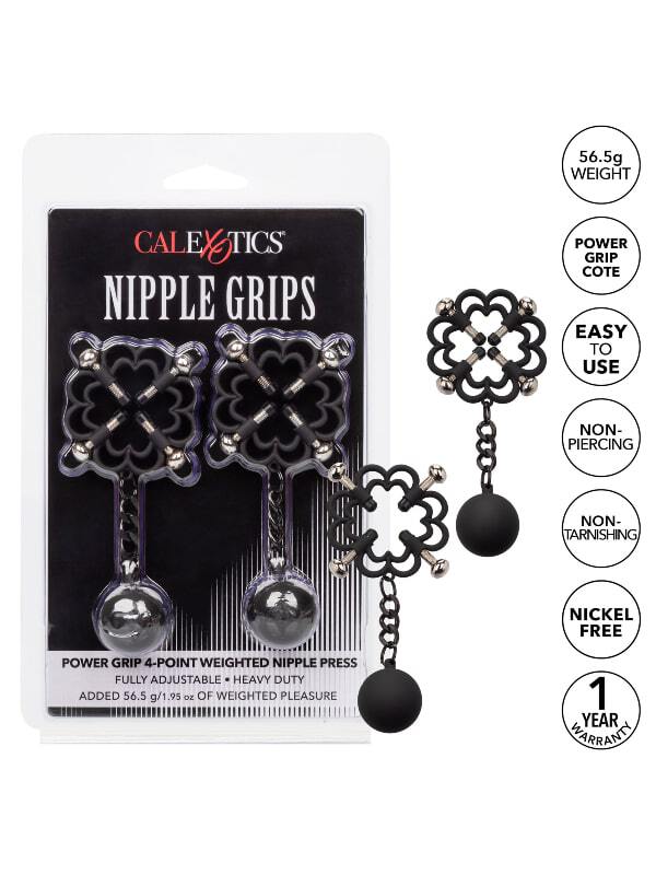 Pinces à seins Nipple Grips Calexotics BDSM Pince à seins Oh! Darling