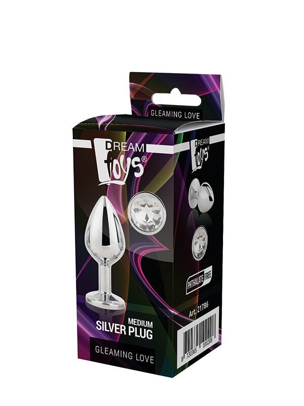 Plug anal M Silver Gleaming Love Dream Toys Sextoys Plug anal Oh! Darling