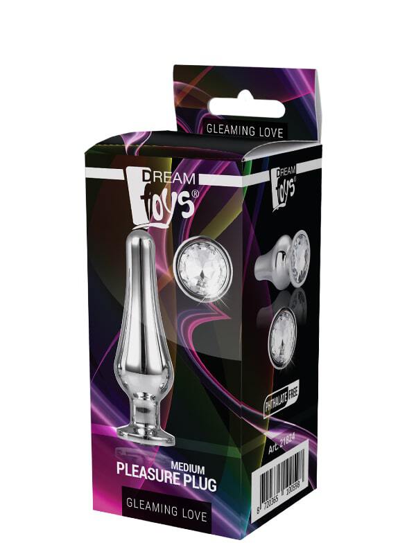 Plug anal Pleasure M Silver Gleaming Love Dream Toys Sextoys Plug anal Oh! Darling