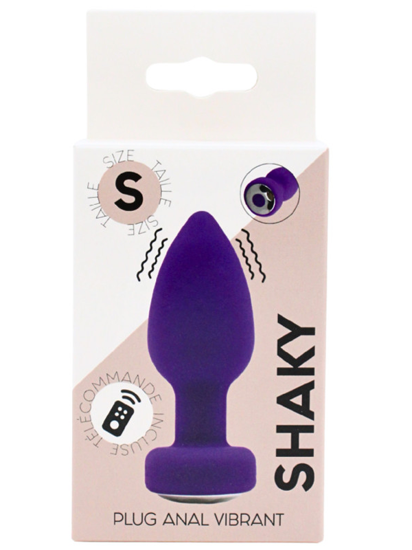 Plug Anal Vibrant Télécommandé SHAKY Violet Sextoys Plug Anal Oh! Darling