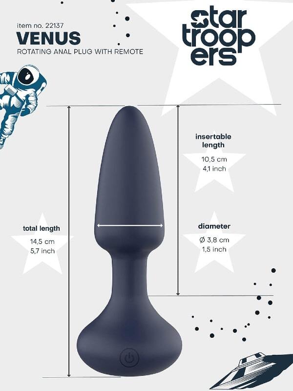 Plug Anal Vibrant Startroopers Venus Dream Toys Sextoys Plug anal Oh! Darling