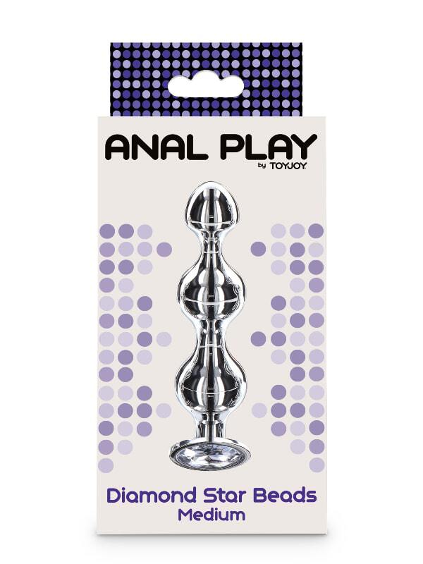 Plug Diamond Star Beads Medium ToyJoy Sextoys Plug anal Oh! Darling