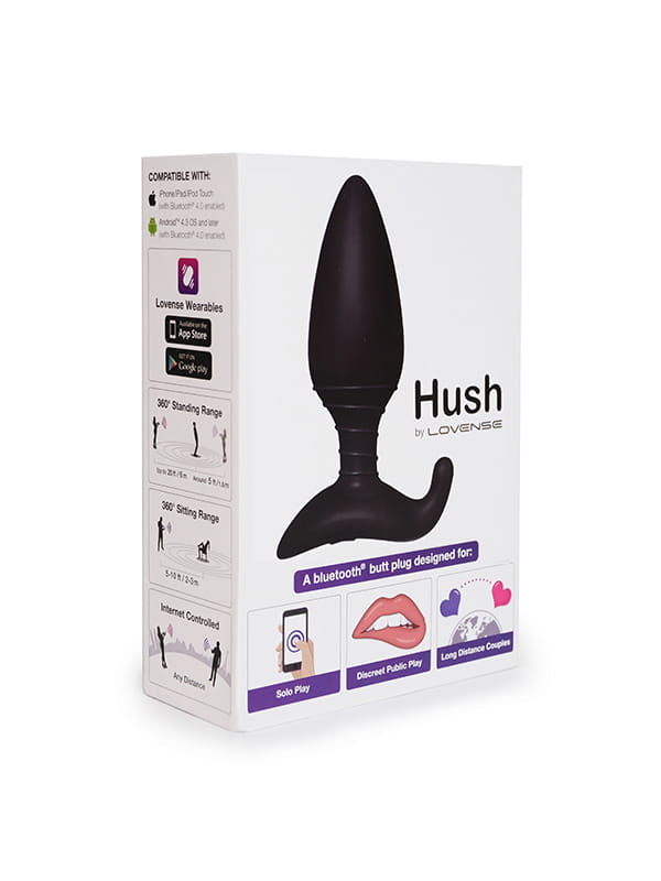 Plug Anal vibrant Hush 44.5 Lovense Sextoys Plug anal Oh! Darling