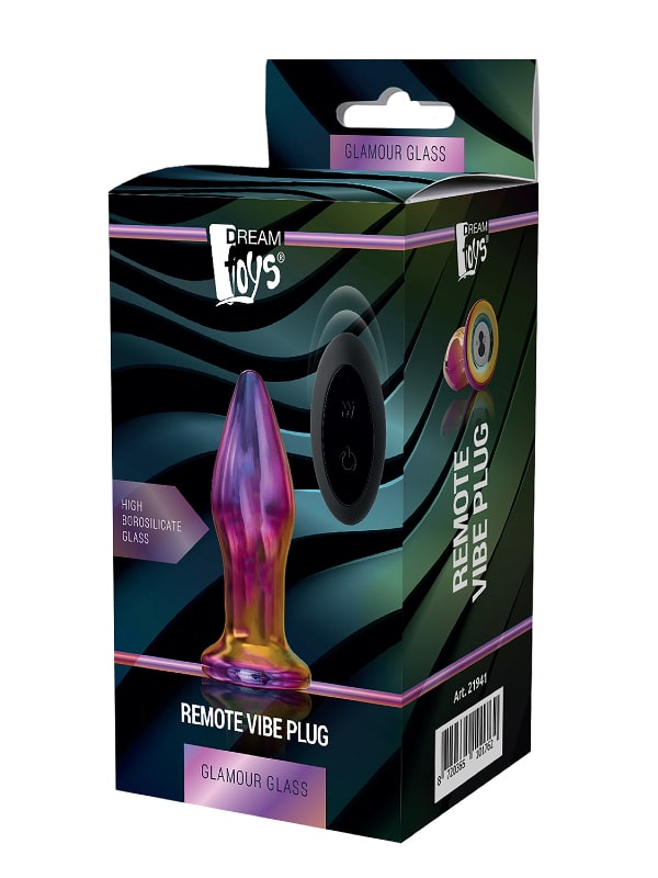 Plug anal télécommandé Remote Vibe Dream Toys Sextoys Sextoy en verre Oh! Darling