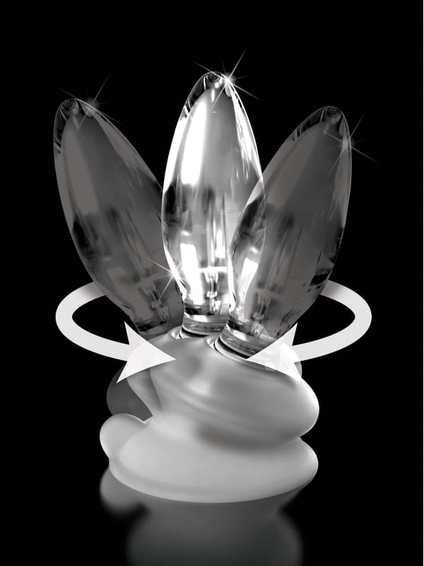 Plug ventouse en verre Icicles n°91 Pipedream Sextoys Sextoy en verre Oh! Darling