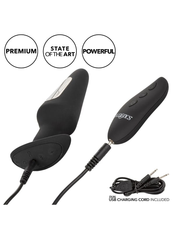 Plug vibrant e-stimulation télécommandé Flare Volt Calexotics BDSM Électrostimulation Oh! Darling