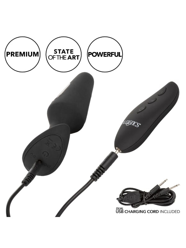 Plug vibrant e-stimulation télécommandé Fury Volt Calexotics BDSM Électrostimulation Oh! Darling