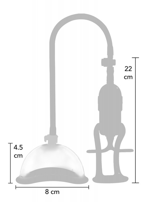 Pompe vagin manuelle Sextoys Pompes à clitoris, vulve et tétons Oh! Darling