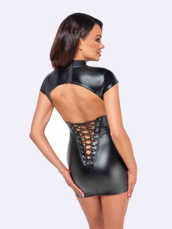 Robe F309 Noir Handmade Lingerie Robes & Jupes Oh! Darling