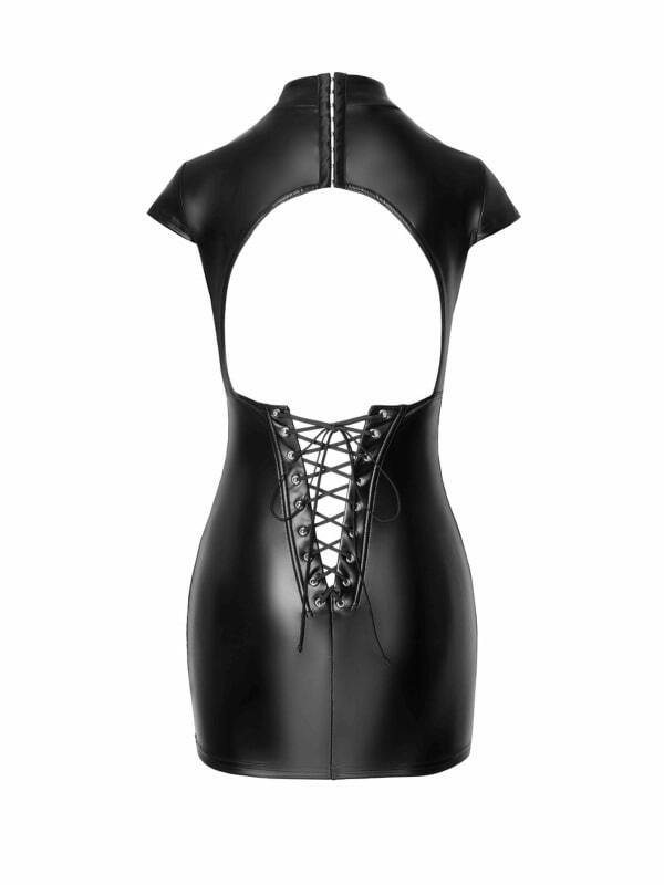 Robe F309 Noir Handmade Lingerie Robes & Jupes Oh! Darling