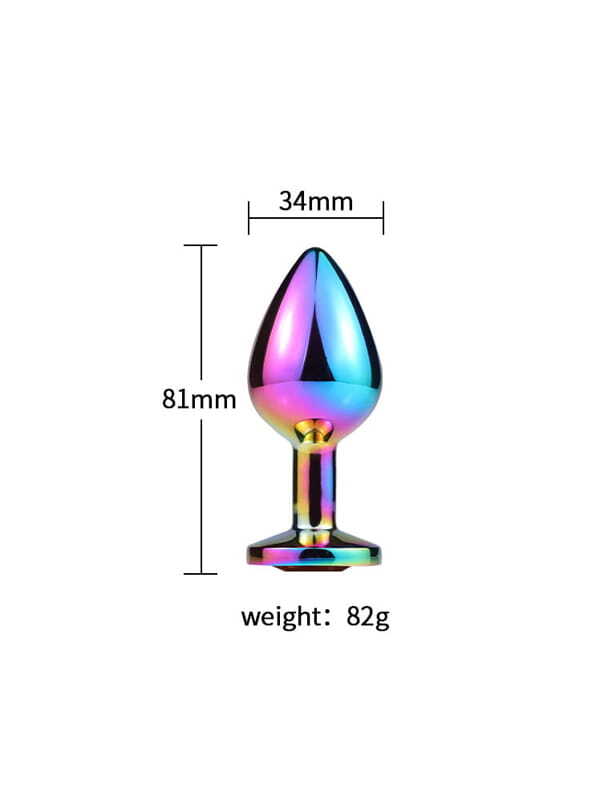Plug Rainbow pierre Rainbow oh! Sextoys Plug anal Oh! Darling