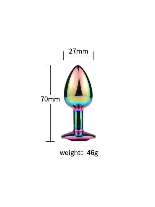 Plug Rainbow pierre Rainbow oh! Sextoys Plug anal Oh! Darling