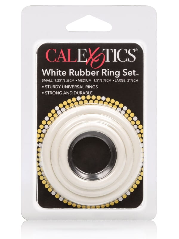 Set 3 cockrings Rubber Calexotics Sextoys Cockring - Gaine de pénis Oh! Darling