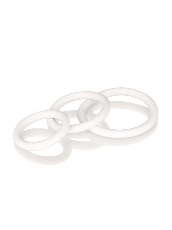 Set 3 cockrings Rubber Calexotics Sextoys Cockring - Gaine de pénis Oh! Darling