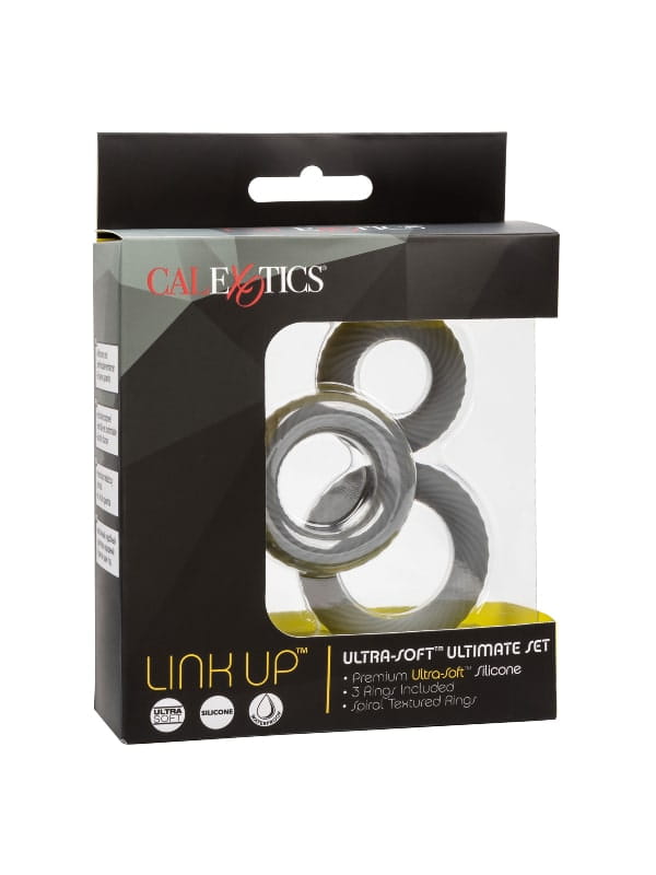Set 3 Cockring Ultimate Link Up Calexotics Sextoys Cockring - Gaine de pénis Oh! Darling