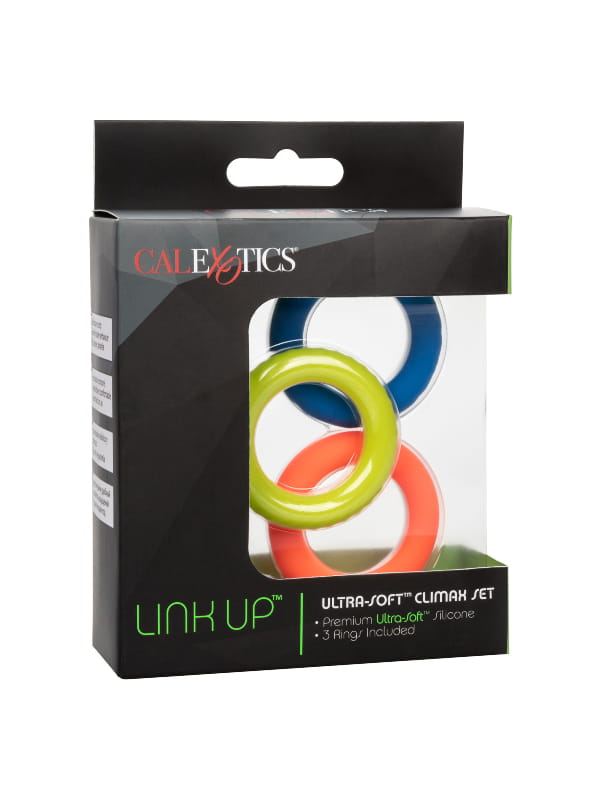 Set 3 Cockring Climax Link Up Calexotics Sextoys Cockring - Gaine de pénis Oh! Darling