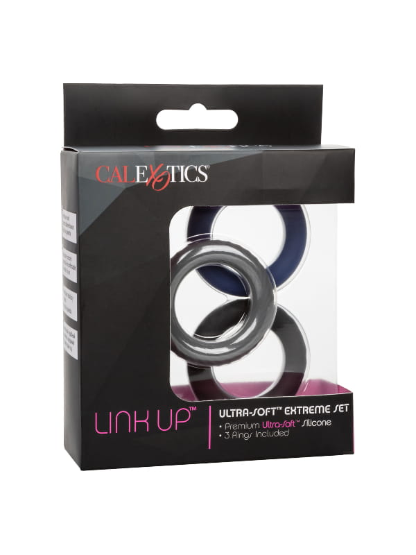 Set 3 Cockring Extreme Link Up Calexotics Sextoys Cockring - Gaine de pénis Oh! Darling