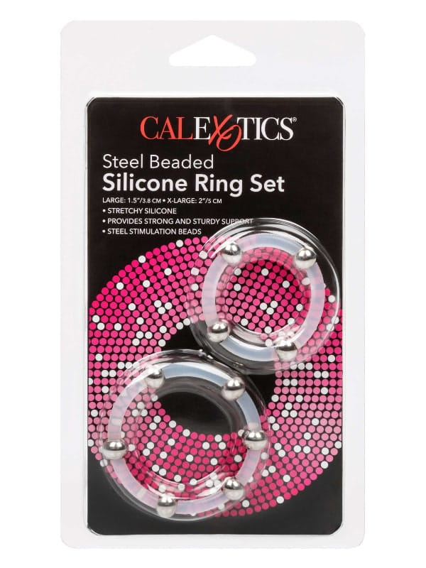 Set Cockrings Billes Calexotics Sextoys Cockring - Gaine de pénis Oh! Darling