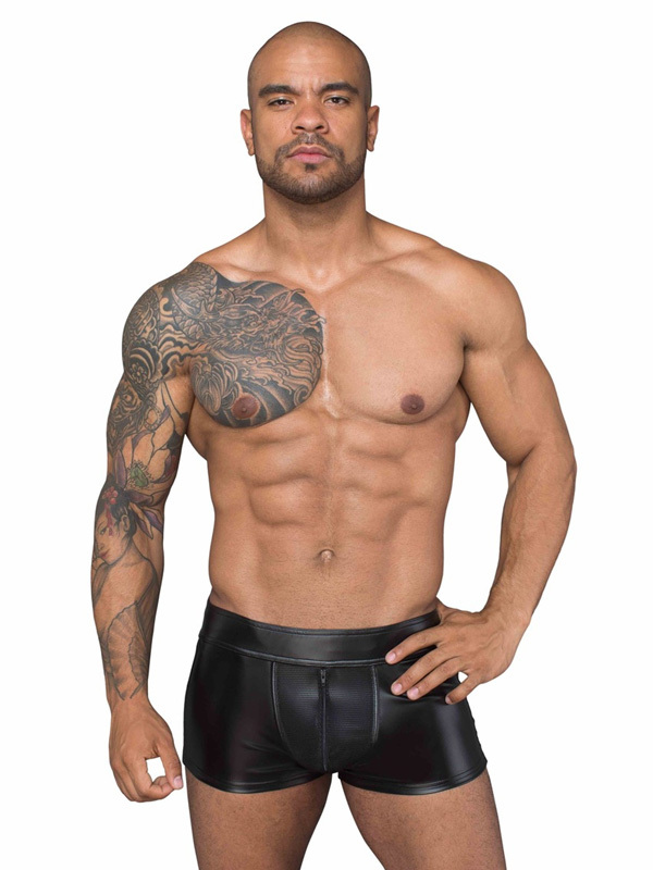 Short homme en powerlook Les marques sexy Noir Handmade Oh! Darling