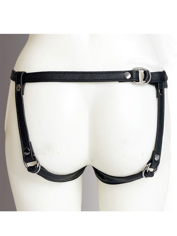Harnais Strap-On en cuir avec plastron amovible The Sinners Sextoys Gode ceinture Oh! Darling