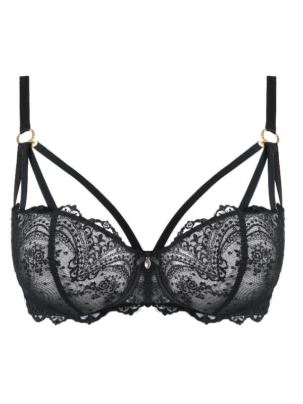 Soutien-gorge Corbeille Écrin Noir Aubade Lingerie Soutiens-gorge Oh! Darling