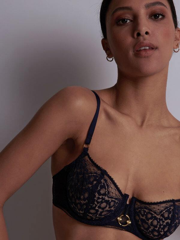 Soutien-Gorge Corbeille Illusion Fauve Crépuscule Aubade Lingerie Soutiens-gorge Oh! Darling