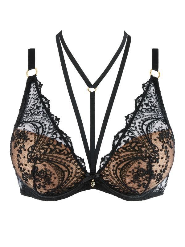 Soutien-gorge Push-Up Écrin Noir Aubade Lingerie Soutiens-gorge Oh! Darling