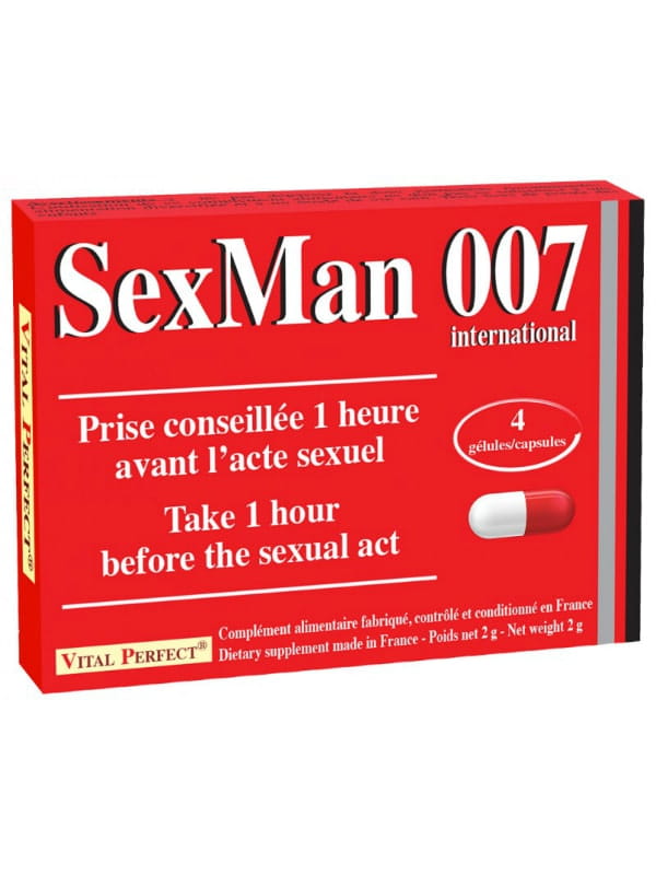 Stimulant pour homme SexMan 007 Vital Perfect Aphrodisiaque Pour plus de libido Oh! Darling