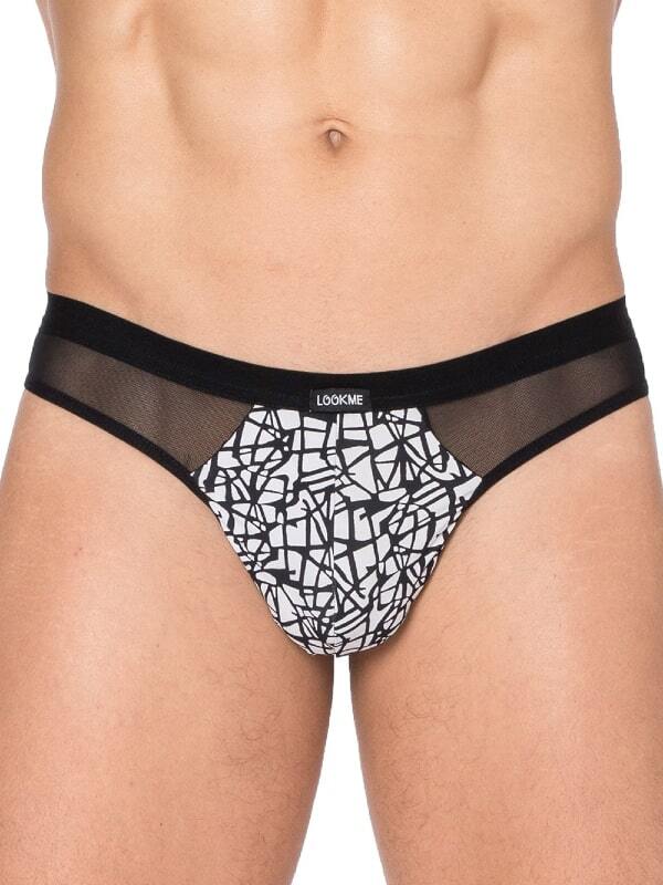 String New Look Noir et Blanc Look Me Lingerie Lingerie Homme Oh! Darling