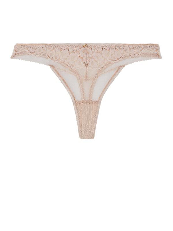 Tanga Illusion Fauve Thé Blanc Aubade Lingerie Strings & Culottes Oh! Darling