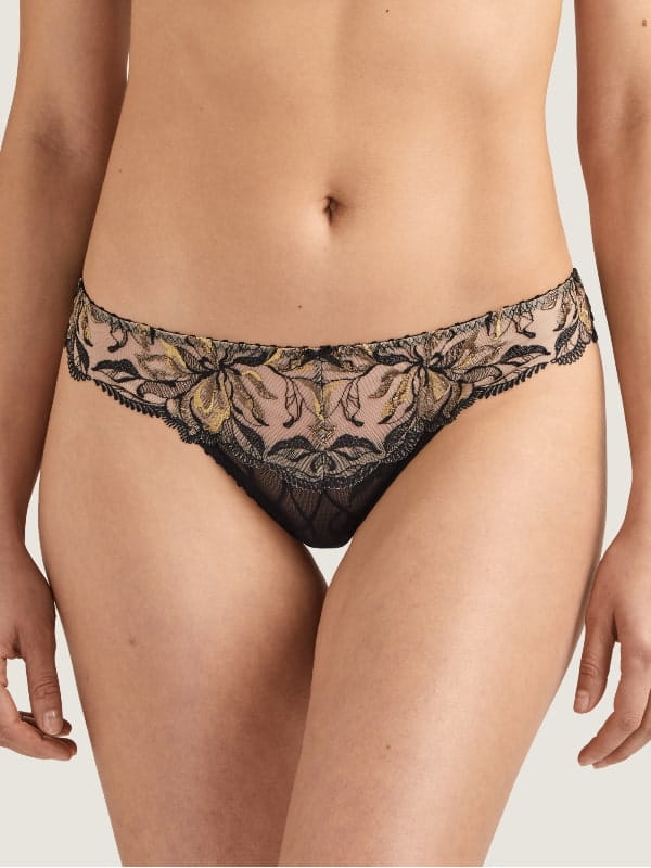 Tanga Encre de Chine Aubade Lingerie Strings & Culottes Oh! Darling