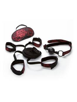 Kit d'attache lit, bâillon et bandeau Scandal BDSM Kit d'attache Oh! Darling