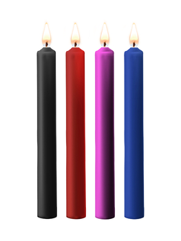 Kit 4 bougies basse température mix Ouch BDSM Bougie Oh! Darling