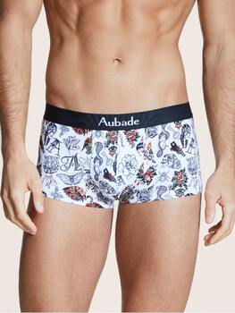 Boxer Trunk White Art Aubade Lingerie Lingerie Homme Oh! Darling