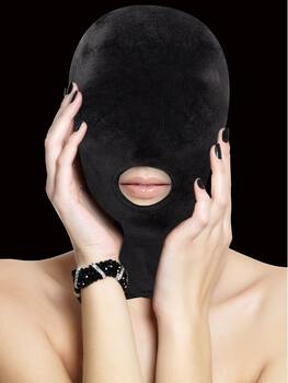 Cagoule Velvet bouche Ouch BDSM Cagoule / Masque Oh! Darling