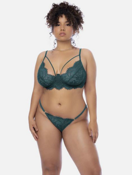 Ensemble 3 pcs Mapalé en dentelle verte Lingerie Lingerie Sexy Oh! Darling