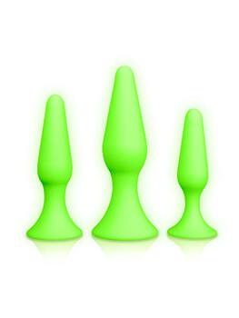 Coffret Plugs Glow in the Dark Ouch Sextoys Plug anal Oh! Darling