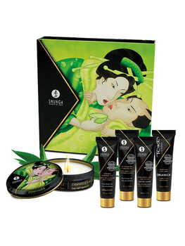 Coffret Secrets de Geisha Organica Thé Vert Shunga Bien-être Massage du corps Oh! Darling