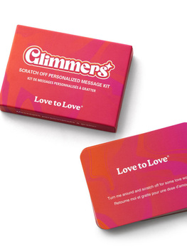 Glimmer kit de messages personalisables Cul'turel Jeu coquin Oh! Darling