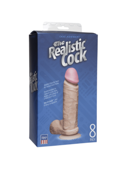 The Realistic Cock 8'' Doc Johnson Sextoys Sextoy réaliste Oh! Darling