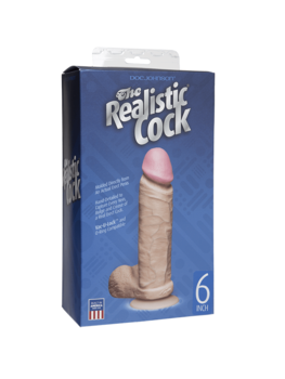 The Realistic Cock 6'' Doc Johnson Sextoys Gode Oh! Darling