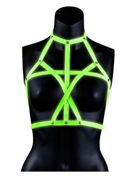Harnais Soutien-Gorge Glow in the Dark Ouch BDSM Lingerie BDSM Oh! Darling