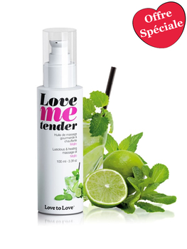 Huile de massage chauffante Mojito Love me Tender Bien-être Massage du corps Oh! Darling