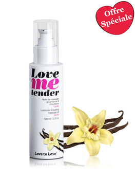 Huile de massage chauffante Vanille Love me Tender Bien-être Massage du corps Oh! Darling