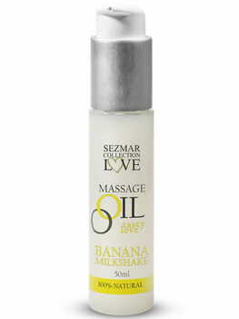 Huile de massage comestible Milkshake Banane Sezmar Bien-être Massage du corps Oh! Darling