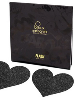 Flash Coeur Cache Tétons Bijoux Indiscrets Lingerie Accessoires Oh! Darling