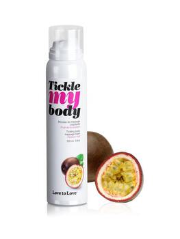 Mousse de massage crépitante Fruit de la Passion Tickle my Body Bien-être Massage du corps Oh! Darling